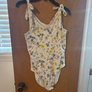 Old navy floral bodysuit